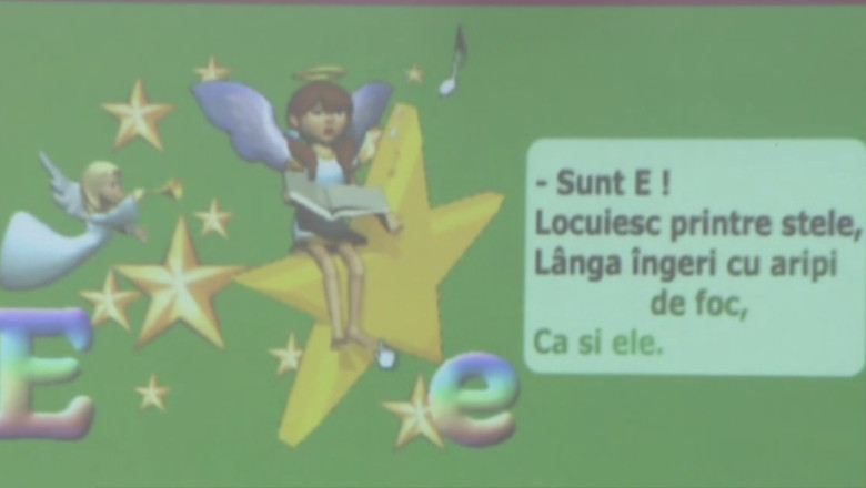 Abecedarul vorbitor, in scolile din Constanta. Manualul a fost inventat acum 8 ani de un dascal de la Liceul de Arta Imagine