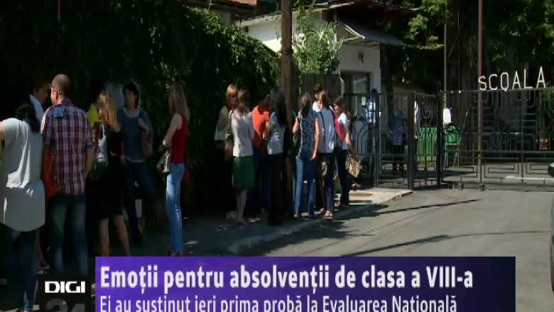 Absolventii de clasa a VIII-a au sustinut prima proba la Evaluarea Nationala Imagine