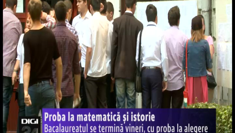 Absolventii de liceu au sustinut cea mai grea proba a Bacalaureatului: cea a profilului Imagine