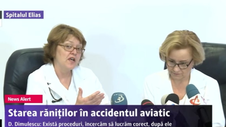 ACCIDENT AVIATIC. Medici de la Elias: Ne punem mari semne de intrebare Imagine