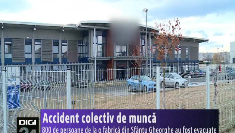 Accident colectiv de munca. 800 de persoane de la o fabrica din Sfantu Gheorghe au fost evacuate Imagine