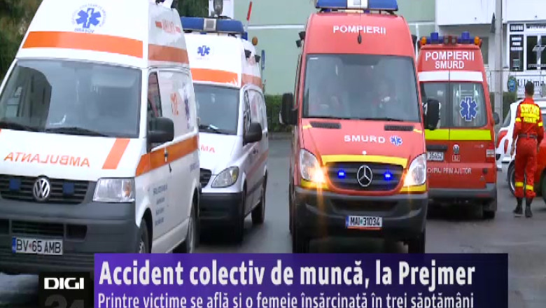 Accident colectiv de munca, la Prejmer. Printre victime se afla si o femeie insarcinata in trei saptamani Imagine