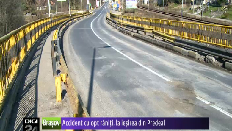 Accident cu 13 raniti, la iesirea din Predeal spre Azuga  Imagine