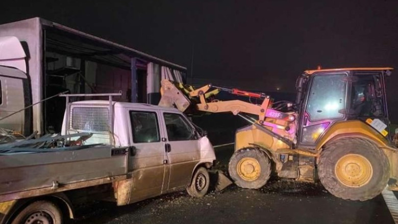 Accident cu 4 victime pe tronsonul nedeschis al Autostrazii A3 Imagine