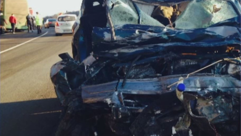 Accident cu patru morti pe DN1 Imagine