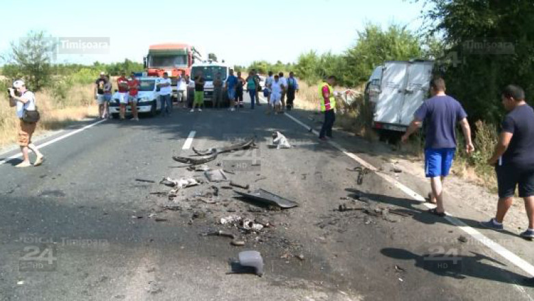 Accident cu un mort si raniti pe DN79, in judetul Arad Imagine