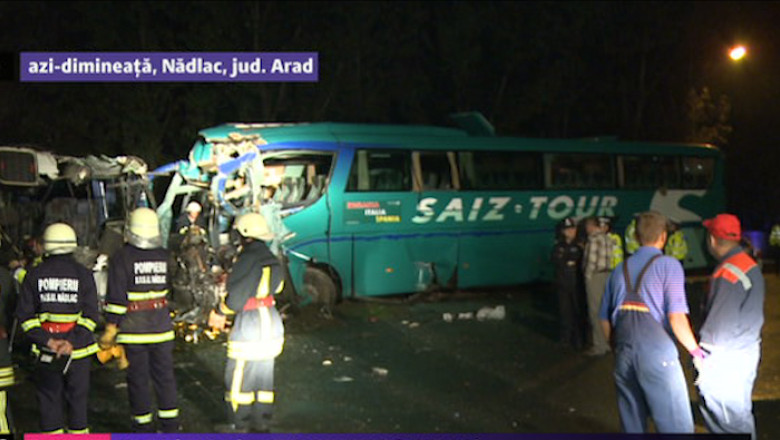 Accident de autocar soldat cu trei morti, la Nadlac  Imagine