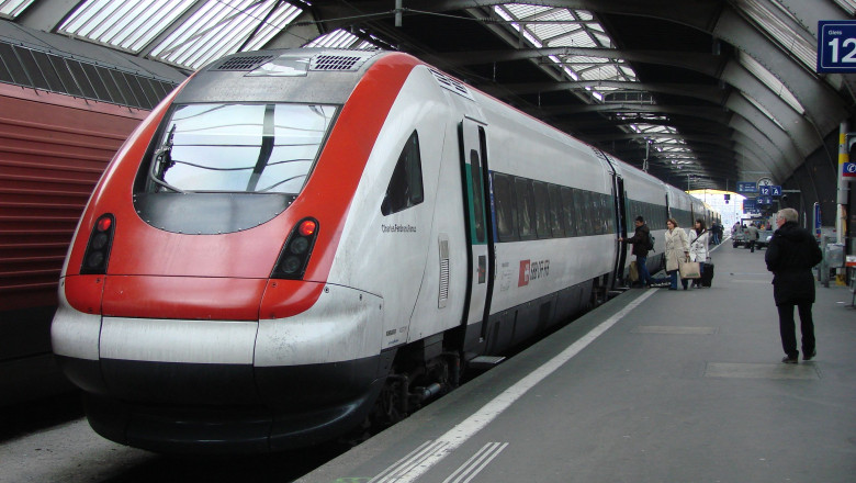 Accident feroviar la Zurich Imagine