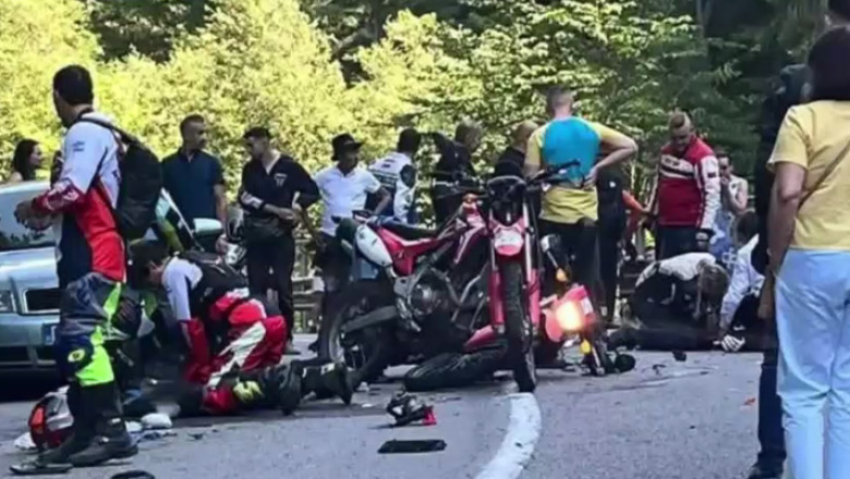 Accident grav cu mai multe motociclete, pe Transalpina. Un argentinian si un maghiar au murit Imagine
