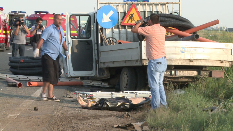 Accident grav, cu un mort si raniti, in apropierea Timisoarei Imagine