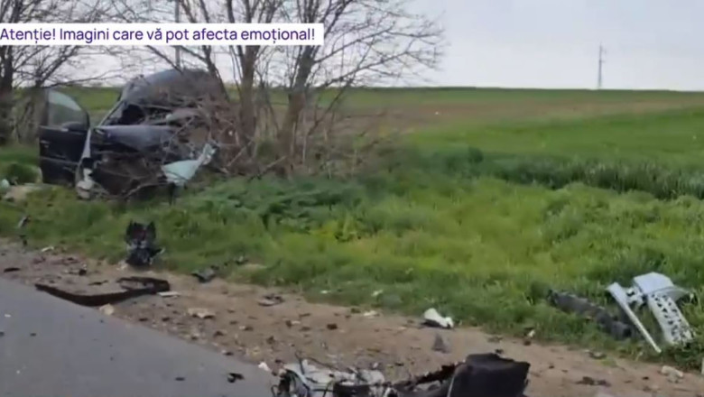 Accident grav in Constanta. Doi oameni au murit dupa ce masinile in care se aflau s-au ciocnit frontal Imagine