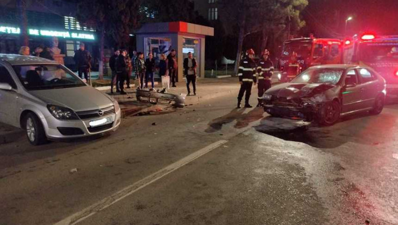 Accident grav in fata Spitalului Judetean Slatina, cu doua masini si un pieton. O femeie a murit Imagine