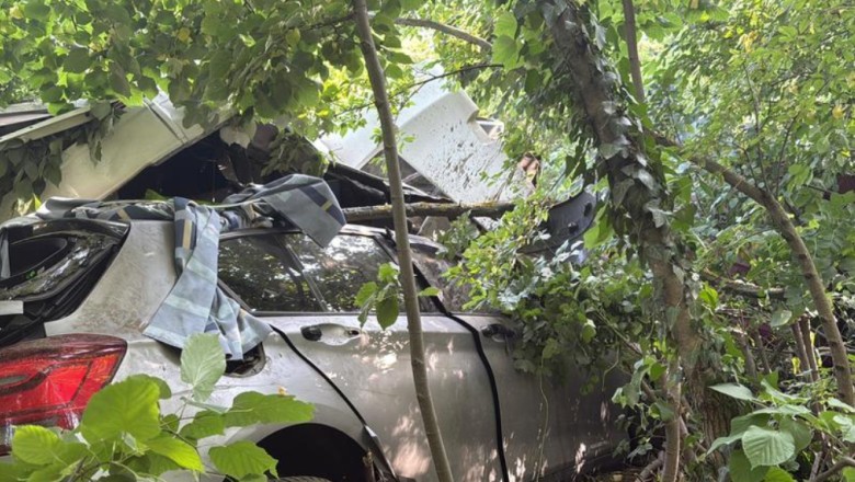 Accident grav in Tulcea intre un camion si doua autoturisme. Un barbat a murit, iar o femeie si doi copii au fost raniti Imagine