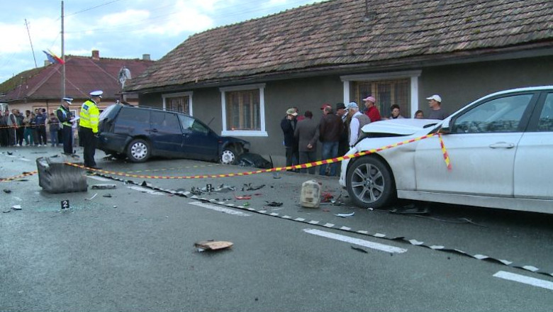 Accident grav la Iclod Imagine