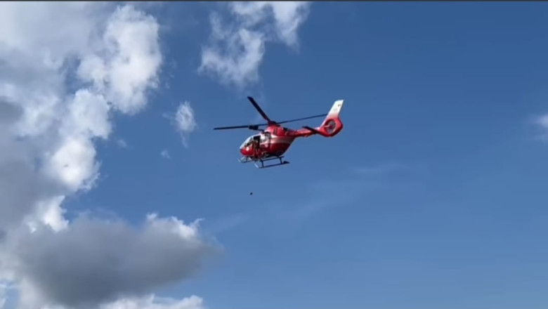 Accident grav pe Autostrada Soarelui. Un ranit a fost dus cu elicopterul SMURD la spital Imagine