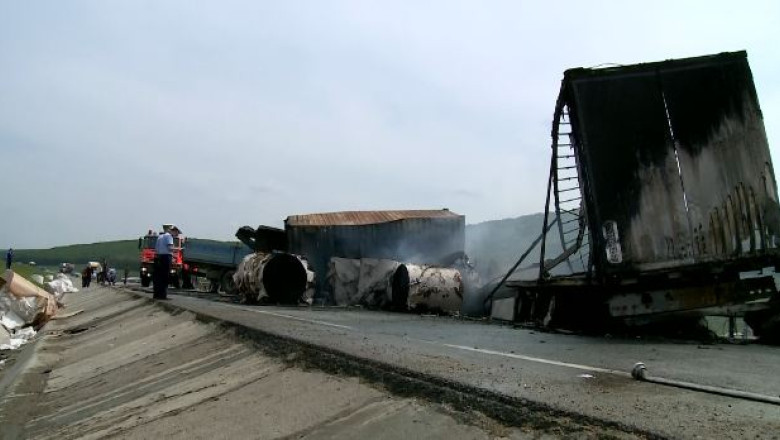 Accident grav pe centura Valcele-Apahida. Doua persoane si-au pierdut viata Imagine