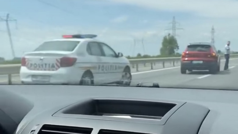 Accident in lant pe autostrada A1. Circulatie restrictionata catre Pitesti Imagine