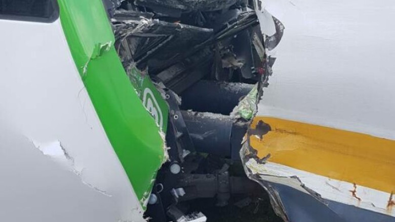 Accident in sectorul 4 al Capitalei: doua tramvaie s-au ciocnit frontal, iar doi calatori au fost raniti Imagine