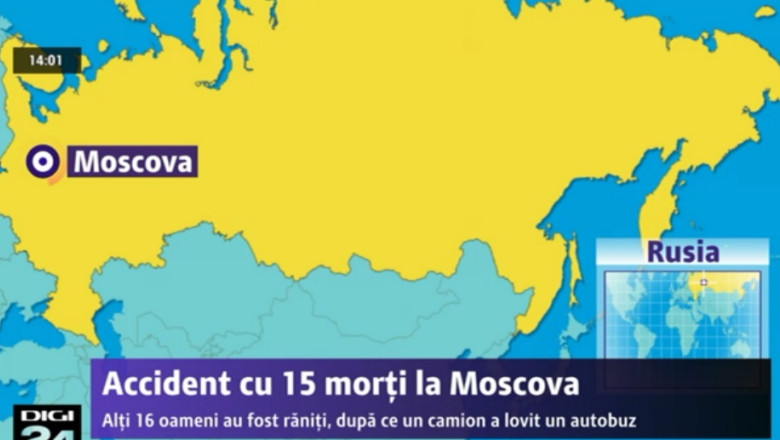 ACCIDENT IN SUDUL MOSCOVEI. 18 persoane si-au pierdut viata Imagine