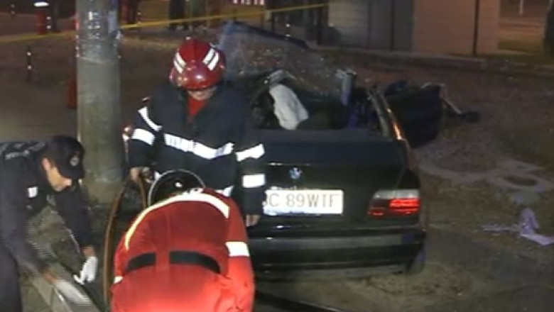 Accident mortal in Capitala. Soferul a decedat dupa ce s-a izbit cu masina de un stalp Imagine