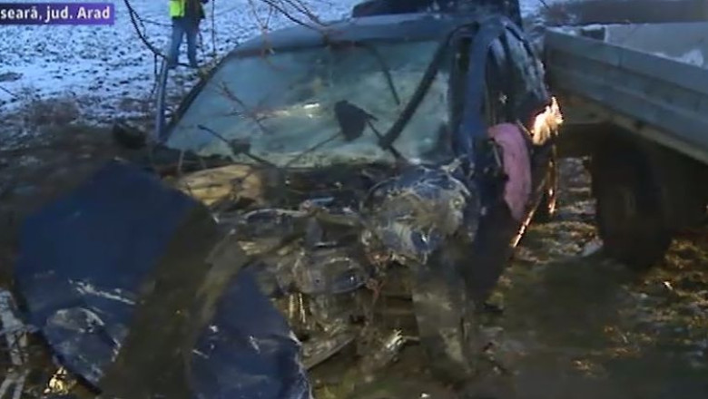 Accident mortal. In urma impactului, un barbat a murit si altul a fost ranit  Imagine