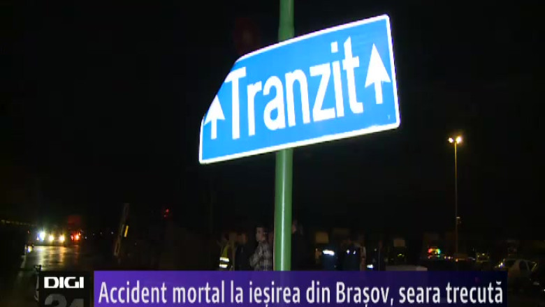Accident mortal la iesirea din Brasov, seara trecuta Imagine