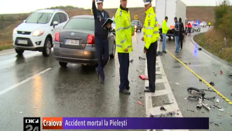 Accident mortal la Pielesti, judetul Dolj   Imagine