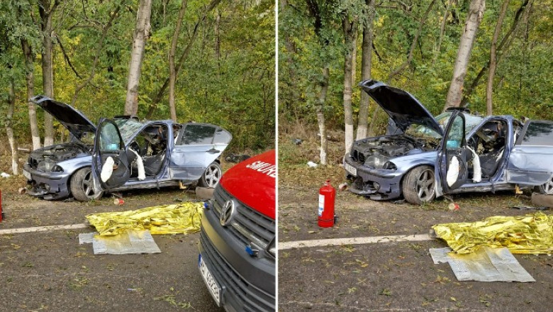 Accident mortal pe DN1, la Ciolpani: Un sofer de 23 de ani a decedat, pasagera este grav ranita Imagine