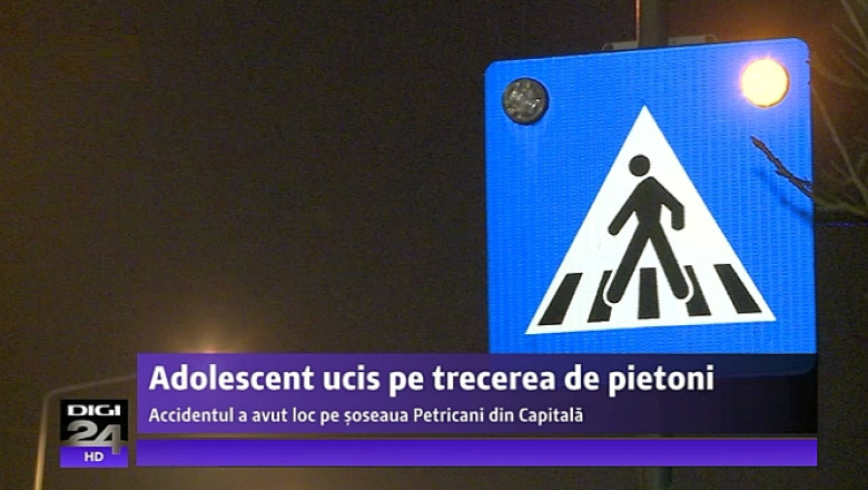 Accident mortal: Un adolescent de 13 ani a fost lovit pe o trecere periculoasa de pietoni. Locuitorii cer semaforizarea, dar fara rezultat Imagine