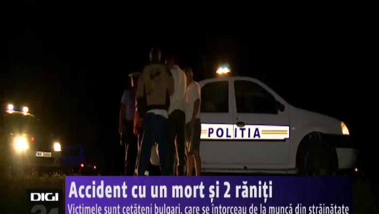 Accident pe DE 70. Un barbat a murit, iar doua persoane au fost ranite Imagine