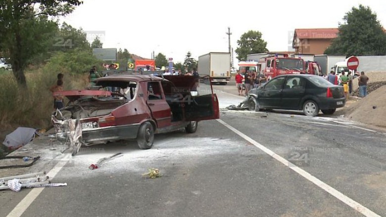 Accident pe DN69 Timisoara - Arad, la Ortisoara: un decedat si mai multi raniti Imagine