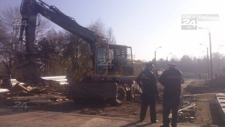 Accident pe santierul Michelangelo din Timisoara. Un muncitor a fost ranit Imagine