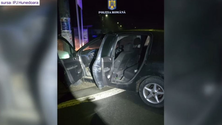 Accident provocat de un adolescent in varsta de 15 ani in timp ce fugea de politie Imagine