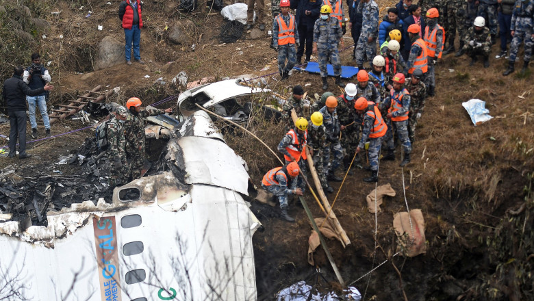 Accidentul aviatic cu 72 de morti din Nepal s-a produs dupa o eroare a pilotilor. A fost cel mai mortal accident din ultimii 30 de ani Imagine