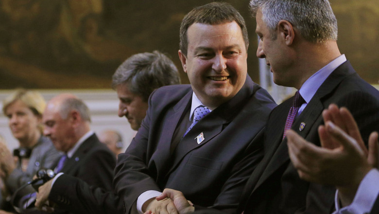 Acord istoric intre Serbia si Kosovo Imagine