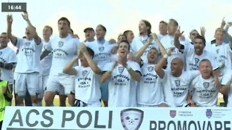 ACS Poli Timisoara, intre sarbatoarea promovarii din 2013 si sperantele legate de 2014 Imagine