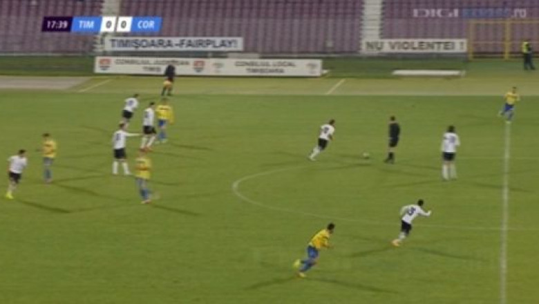 ACS Poli Timisoara nu reuseste sa bata acasa nici macar ultima clasata, Corona Brasov: 0-0. Cele mai importante faze ale partidei Imagine