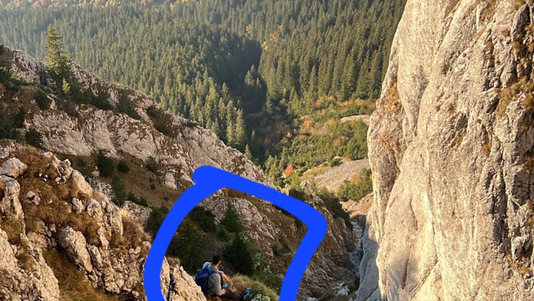 Actiune de salvare de 12 ore pe munte. Turisti blocati in Piatra Craiului dupa ce s-au desprins de grup Imagine