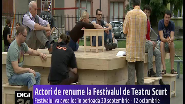 Actori de renume la Festivalul de Teatru Scurt de la Oradea Imagine