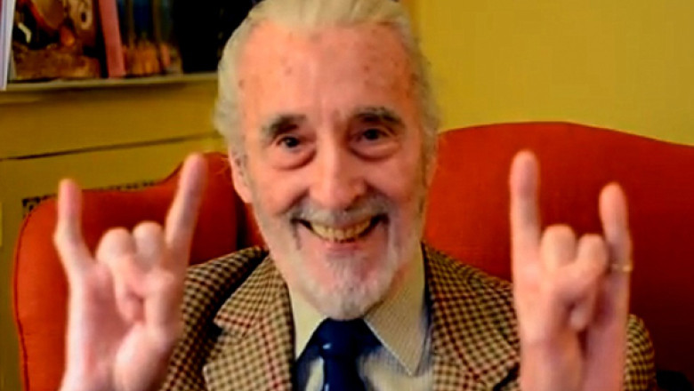 Actorul Christopher Lee lanseaza un album rock chiar in ziua in care implineste 91 de ani Imagine