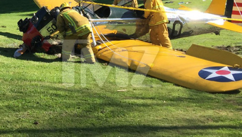 Actorul Harrison Ford, ranit intr-un accident de avion Imagine