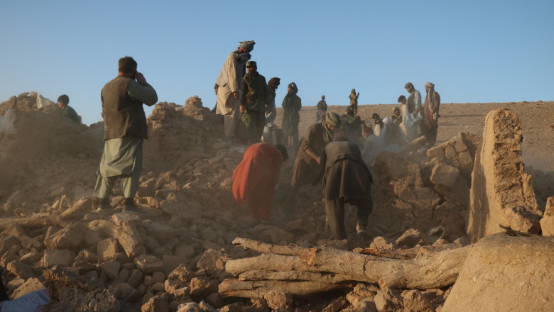 ACTUALIZARE. Serie de cinci cutremure puternice sambata in Afganistan, soldate cu cel putin 2.000 de morti Imagine