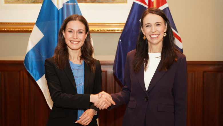 Acuzatii de sexism, dupa ce Sanna Marin a vizitat-o pe Jacinda Ardern in Noua Zeelanda Imagine