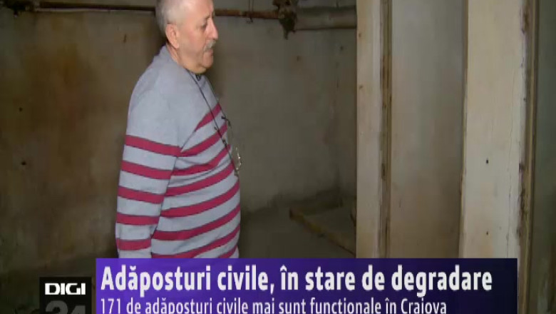 Adaposturi civile, in stare de degradare. 171 de adaposturi civile mai sunt functionale in Craiova Imagine