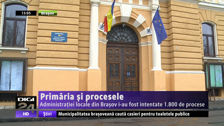 Administratiei locale din Brasov i-au fost intentate 1.800 de procese Imagine