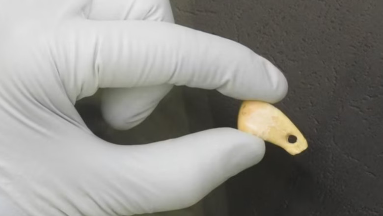 ADN-ul extras dintr-un pandantiv vechi de aproximativ 20.000 de ani a dezvaluit cine l-a purtat Imagine