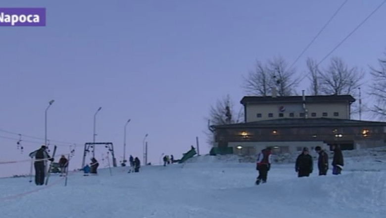 Adrenalina pe Dealul Feleacului. A fost inaugurat primul snowpark din judetul Cluj Imagine