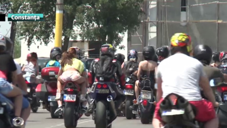 Adrenalina pe doua roti. "Lupii de mare" si-au turat motoarele la "Seawolves Bike Fest"  Imagine