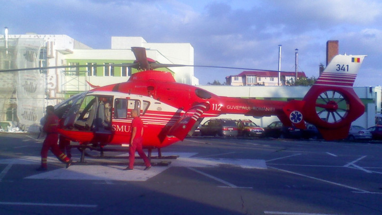 Adusa la spital cu elicopterul, dupa ce a cazut cu bicicleta Imagine