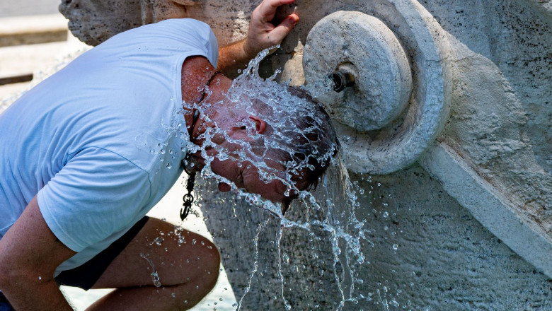 Aer fierbinte peste sudul Europei. Una dintre cele mai grele saptamani de vara, cu alerta de vreme severa Imagine